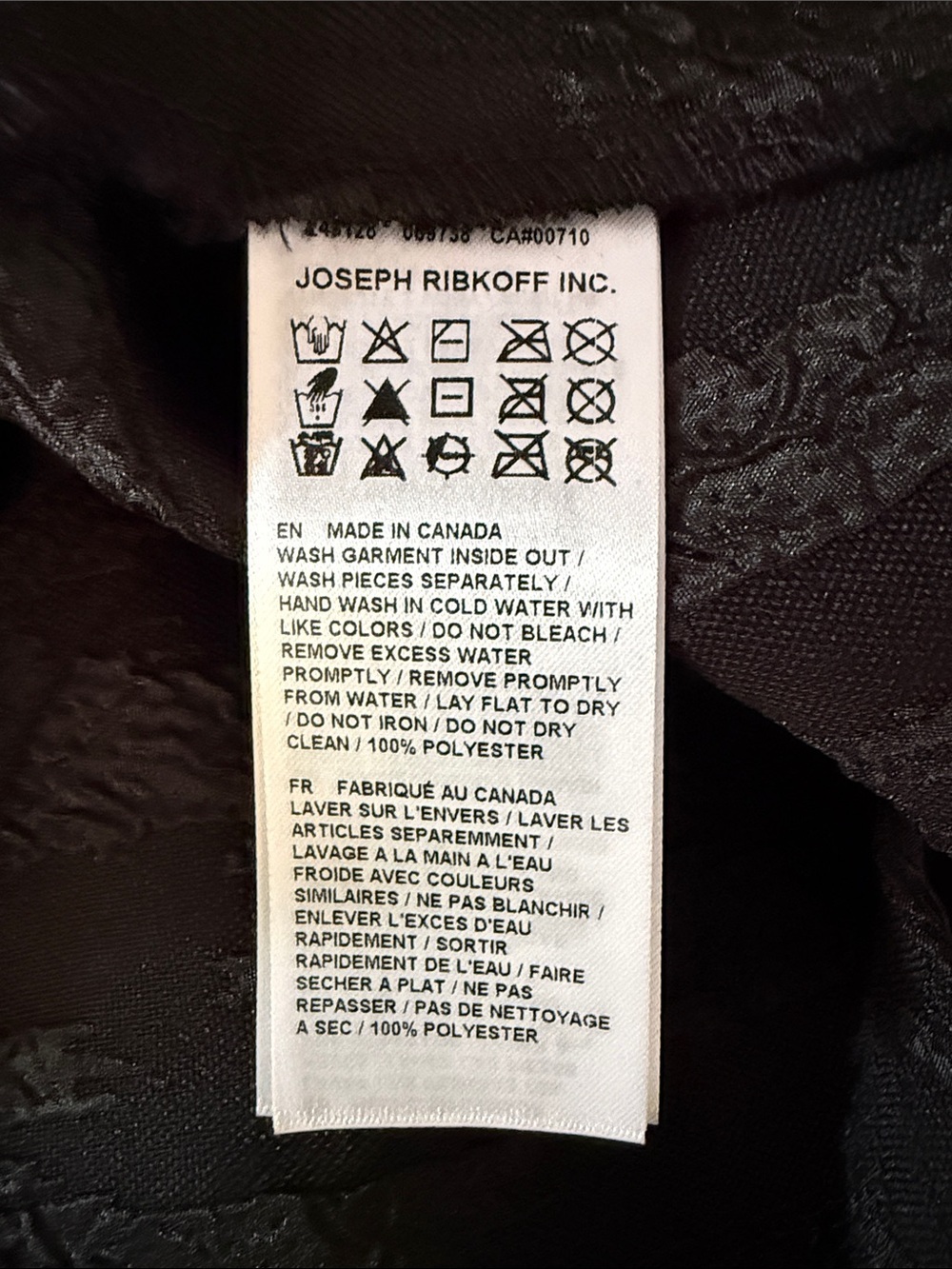 Joseph Ribkoff | Textured Jacquard Swing Jacket - Picture 8 of 8